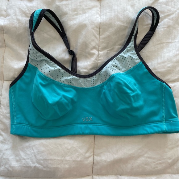 Victoria’s Secret Teal Sports Bra 36C - Picture 1 of 7